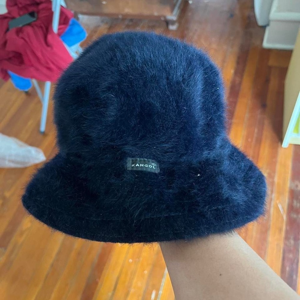 True Vintage Kangol Black Furgora bucket style hat